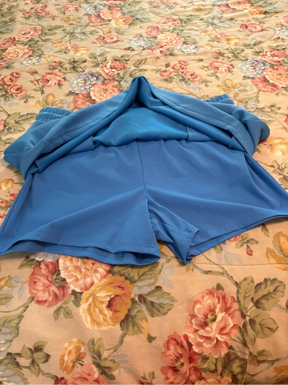 Maurices Bright Blue Circle Skirt with Elastic Waist - Picture 5 of 5